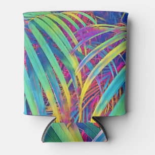 Enfriador De Latas Ilustracion digital de hojas de palma tropical