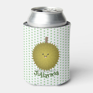 Enfriador De Latas Ilustracion feliz personalizado duriano