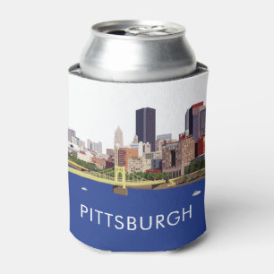 Enfriador De Latas Ilustracion Guay Pittsburgh Skyline Computer