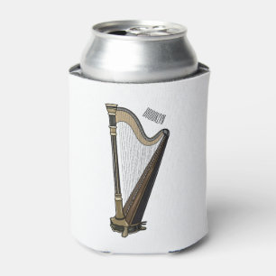 Enfriador De Latas Ilustracion Harp personalizado