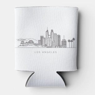 Enfriador De Latas Ilustración minimalista del horizonte de Los Ángel