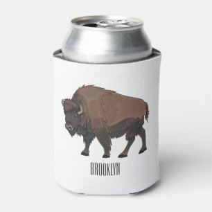 Enfriador De Latas Ilustracion personalizado Bison