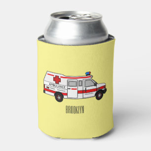 Enfriador De Latas Ilustracion personalizado de ambulancia