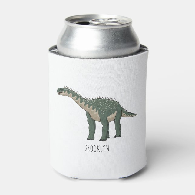 Enfriador De Latas Ilustracion personalizado de Barapasaurus (Lata Anverso)