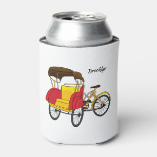 Enfriador De Latas Ilustracion personalizado de bicitaxi