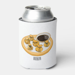 Enfriador De Latas Ilustracion personalizado de bolso de camarón tail