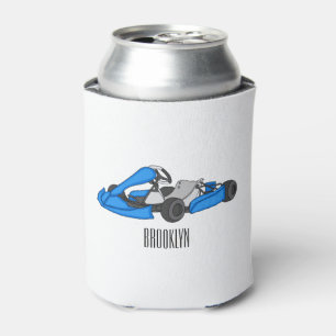 Enfriador De Latas Ilustracion personalizado de carreras de Kart