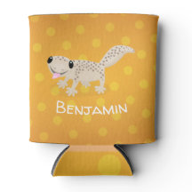 Ilustracion personalizado de gecko de color marrón