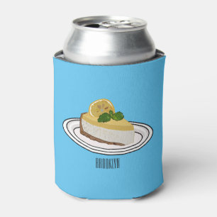 Enfriador De Latas Ilustracion personalizado de queso de limón
