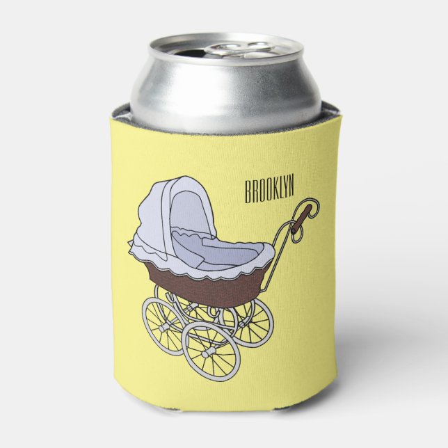 Enfriador De Latas Ilustracion personalizado de Stroller (Lata Anverso)