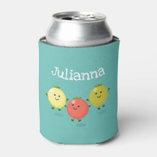 Enfriador De Latas Ilustracion personalizado de tomates de cerezo