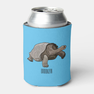 Enfriador De Latas Ilustracion personalizado de tortugas de Galápagos