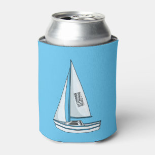 Enfriador De Latas Ilustracion personalizado de velero