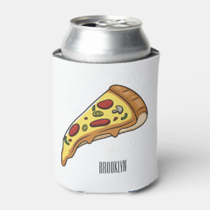 Enfriador De Latas Ilustracion personalizado Pizza