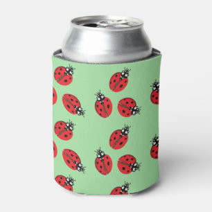 Enfriador De Latas Ilustracion Red Lady Bug