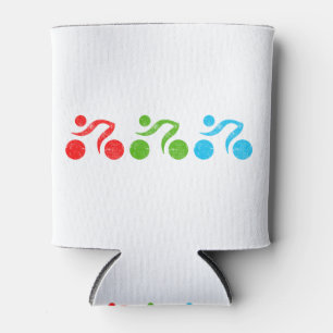 Enfriador De Latas Ilustrador de la bicicleta divertida