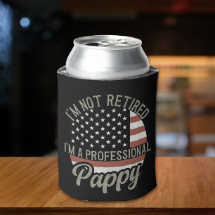 Enfriador De Latas I'm not Retired I'm a Professional Pappy