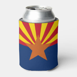 Enfriador De Latas Imagen de bandera del estado de Arizona