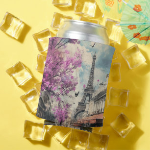 Enfriador De Latas Imagen romántica de PAris con la torre Eiffel