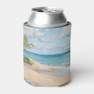 Enfriador De Latas Impresión de arte de playa Brisa costera