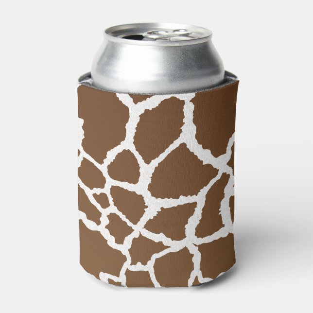 Enfriador De Latas Impresión de jirafa (Lata Anverso)