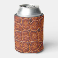 Impresión de la piel de cocodrilo marrón falso
