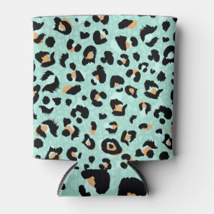 Enfriador De Latas Impresión de leopardo, patrón animal