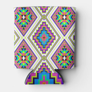 Enfriador De Latas Impresión de Navajo Tribal de Arcoiris