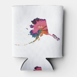 Enfriador De Latas Impresión de tinte de alaska