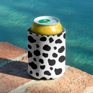 Enfriador De Latas Impresión de vaca, Patrón De Vaca, Cuadros De Vaca