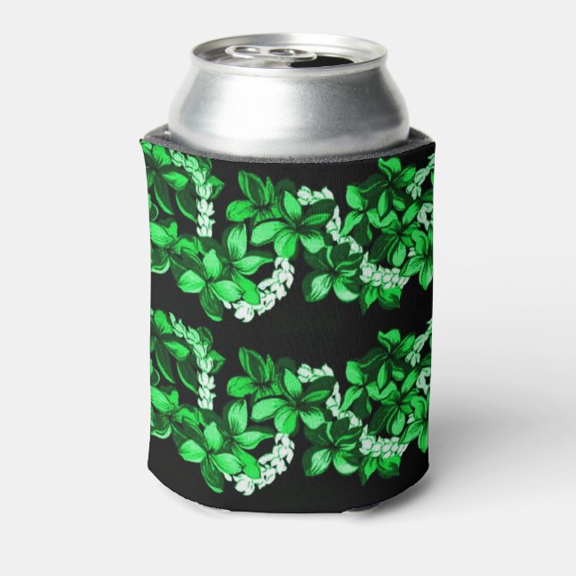Enfriador De Latas Impresión lei en Hawái (Reverso de la lata)