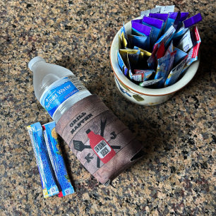 Enfriador De Latas Impresionante sartén de madera de paja