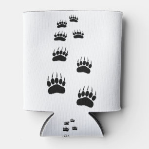 Enfriador De Latas Impresiones de la hoja de oso