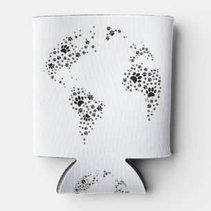 Enfriador De Latas Impresiones de pinturas de perros del Atlas Mundia