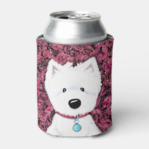 Enfriador De Latas Impresiones Florales de Westie