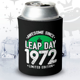 Enfriador De Latas Increíble desde 1972 Año Salto Día 29 Feb. Cumplea