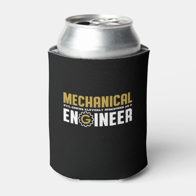 Enfriador De Latas Ingeniero ingeniero geek ingeniero mecánico divert (Lata Anverso)