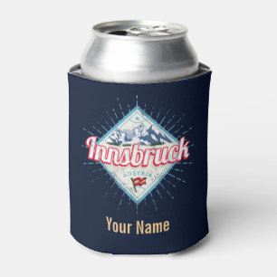 Enfriador De Latas Innsbruck Tyrol Austria Retro Alpes Vintage