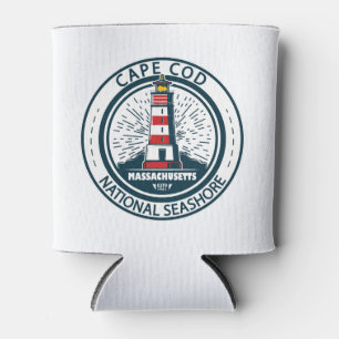 Enfriador De Latas Insignia nacional de Cape Cod para Massachusetts