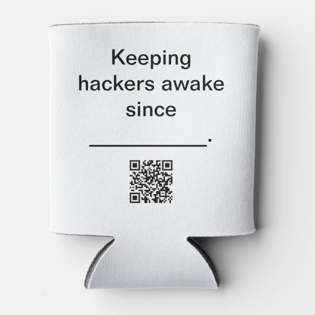 Enfriador De Latas Insulador de Soda - Para hackers (Anverso)