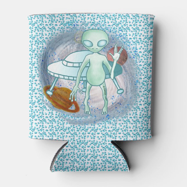 Enfriador de Latas Invasor Alien (Anverso)