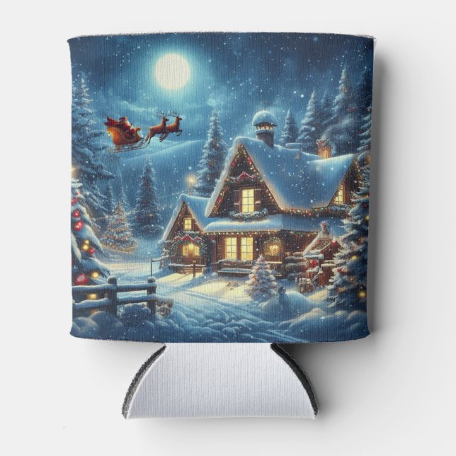 Enfriador De Latas Invierno/Santa/Navidades/Nieve (Anverso)
