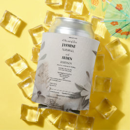 Enfriador De Latas Invitaciones elegantes de boda personalizadas