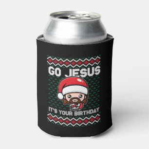 Enfriador De Latas Ir Jesús Equipo de Cumpleaños Jesús Navidades Grac