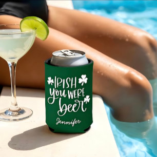 Enfriador De Latas Irlandés eras Cerveza   Día del Personalizado San 