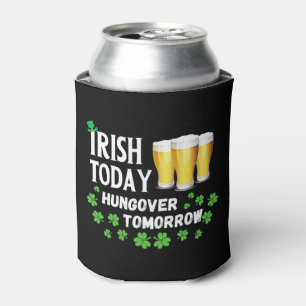 Enfriador De Latas Irlandés hoy resaca mañana Día de San Patricio