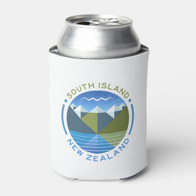 ENFRIADOR DE LATAS ISLA DEL SUR NUEVA ZELANDIA (Lata Anverso)