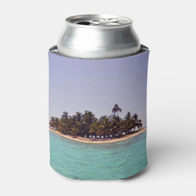 Enfriador De Latas Isla Tropical (Lata Anverso)
