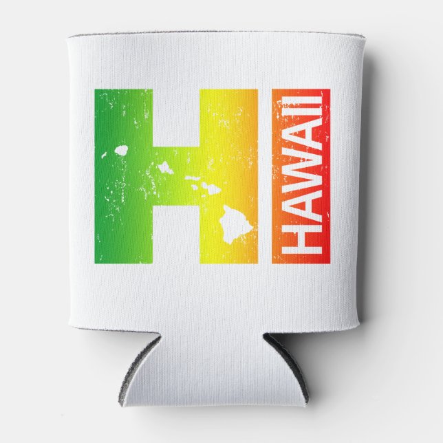 Enfriador De Latas Islas Rasta Hawaii HI (Anverso)