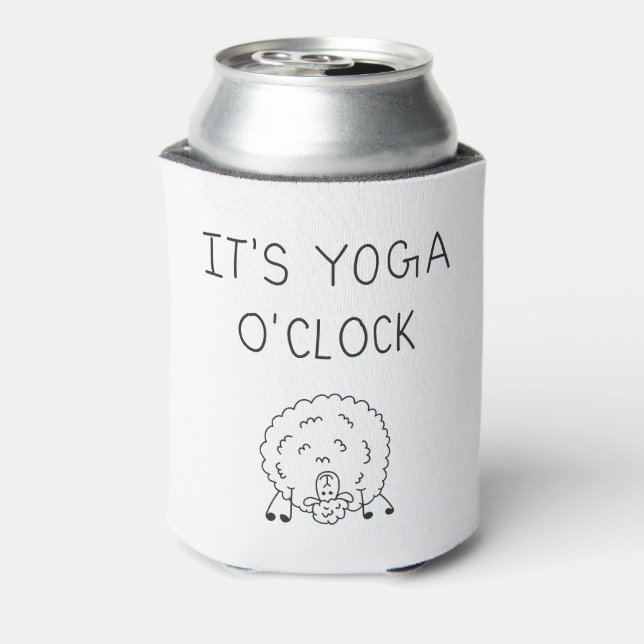 Enfriador De Latas It’s Yoga O’Clock Sheep (Reverso de la lata)